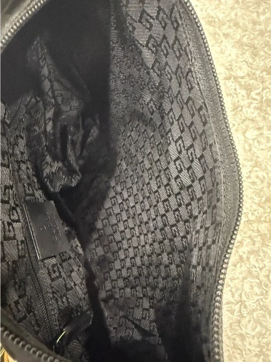 Gucci Leather Trimmed Nylon Hobo Bag - Picture 14 of 16